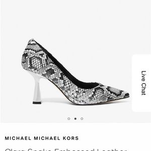 Michael kors Clara snake pumps